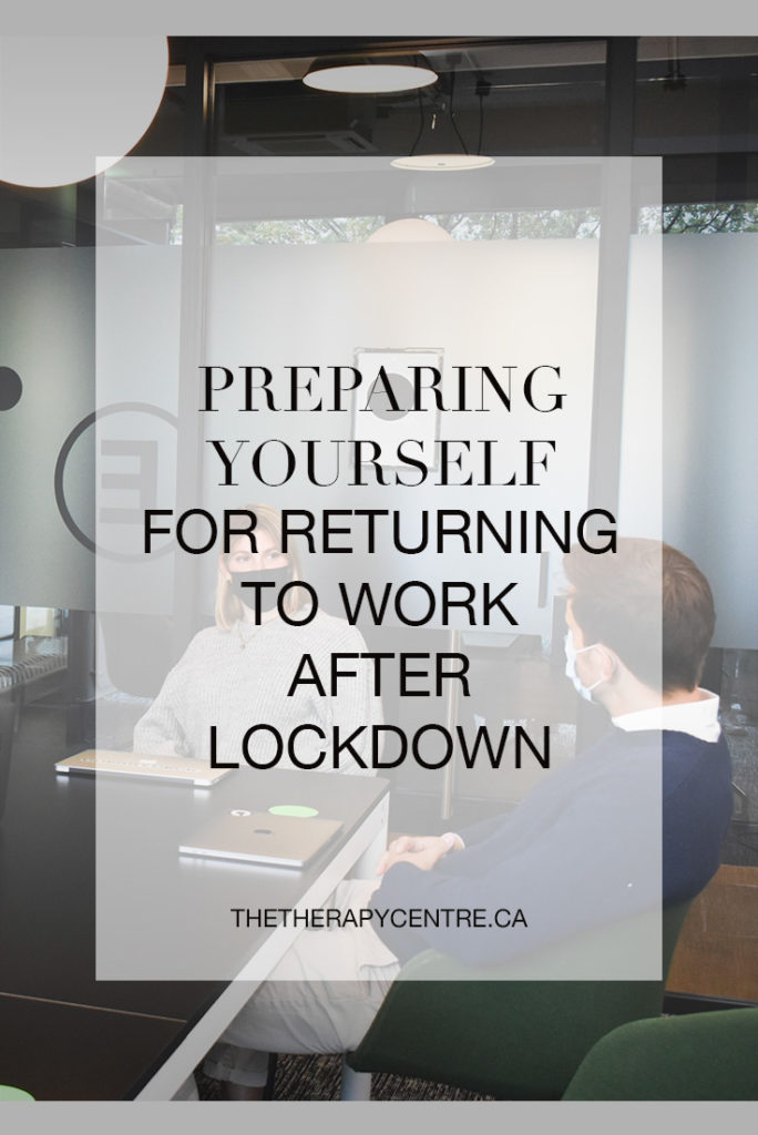Preparing Yourself for Returning to Work After Lockdown