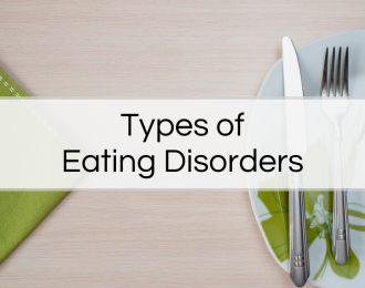 Fork and Knife on Empty Plate - Types of Eating Disorders Article by The Therapy Centre