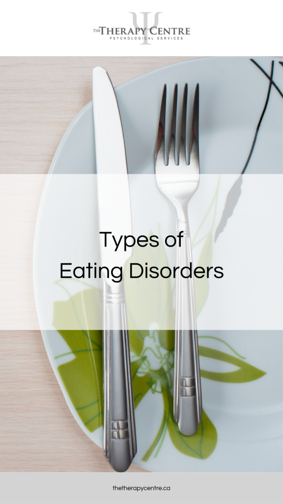 Fork and Knife on Empty Plate - Types of Eating Disorders Article by The Therapy Centre