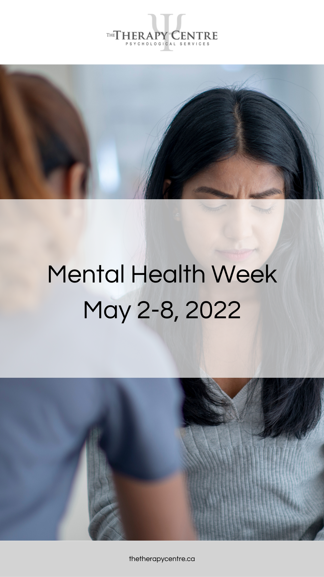 Mental Health Week May 28, 2022 The Therapy Centre